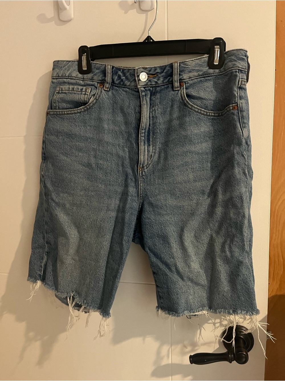 Dynamite Denim Shorts in Light Blue